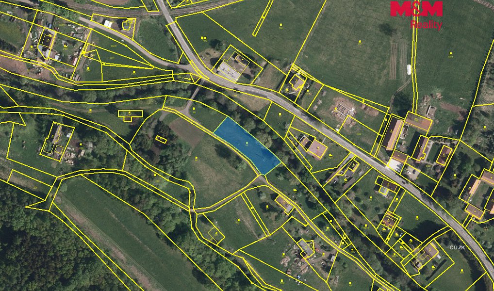 Prodej louky 1 706 m², Otovice – náhled fotky 2