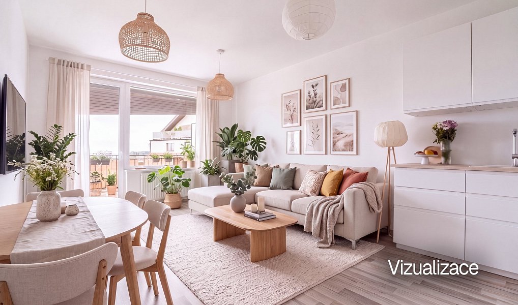 Prodej bytu 2+kk 50 m², Moravany – náhled fotky 5
