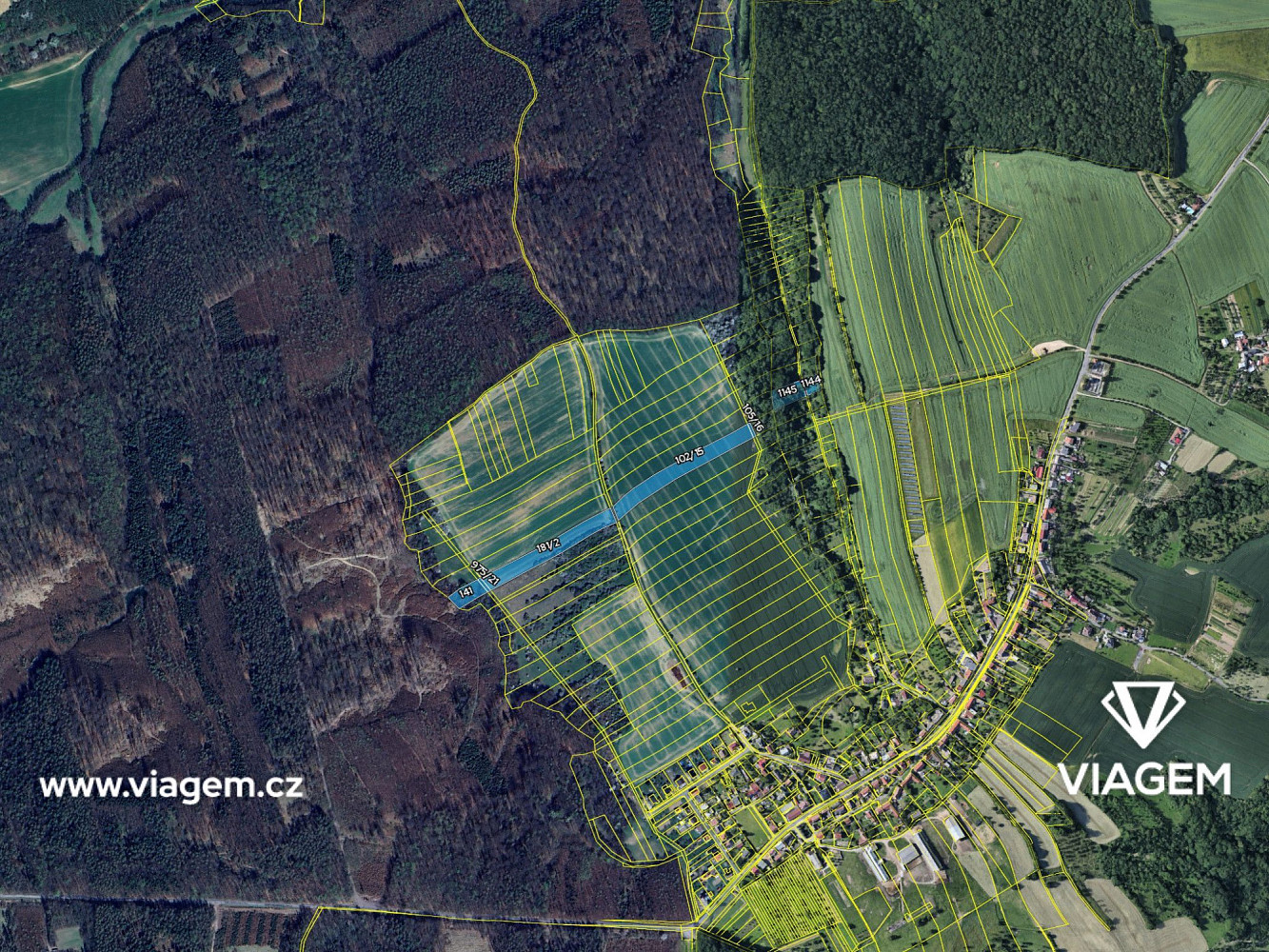 Prodej pole 2 233 m² – fotografie 4