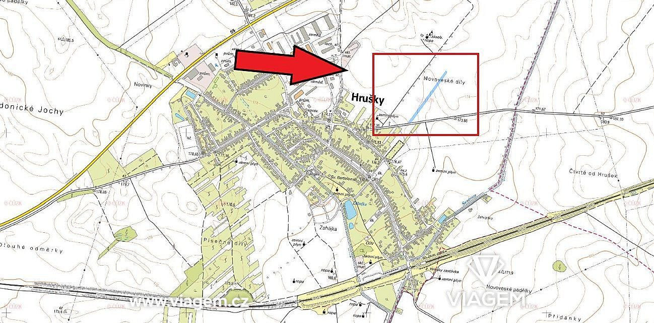 Prodej pole 534 m² – fotografie 3