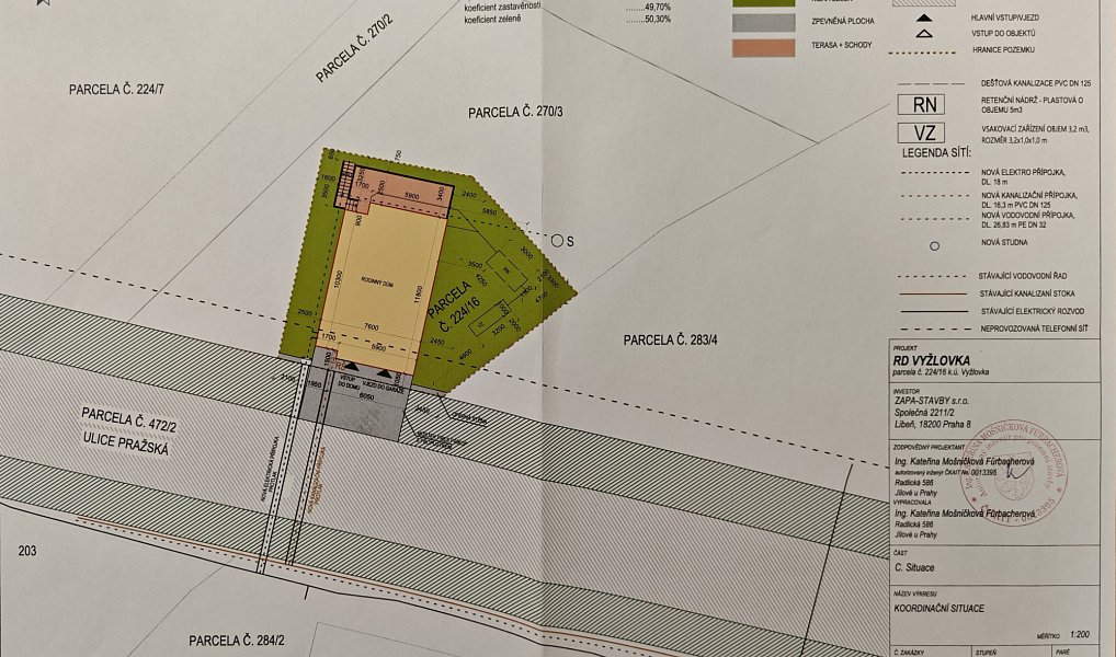 Prodej stavebního pozemku 1 706 m², Vyžlovka – náhled fotky 11