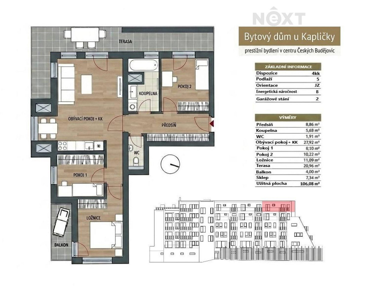 Prodej bytu 4+kk 106 m² – fotografie 4