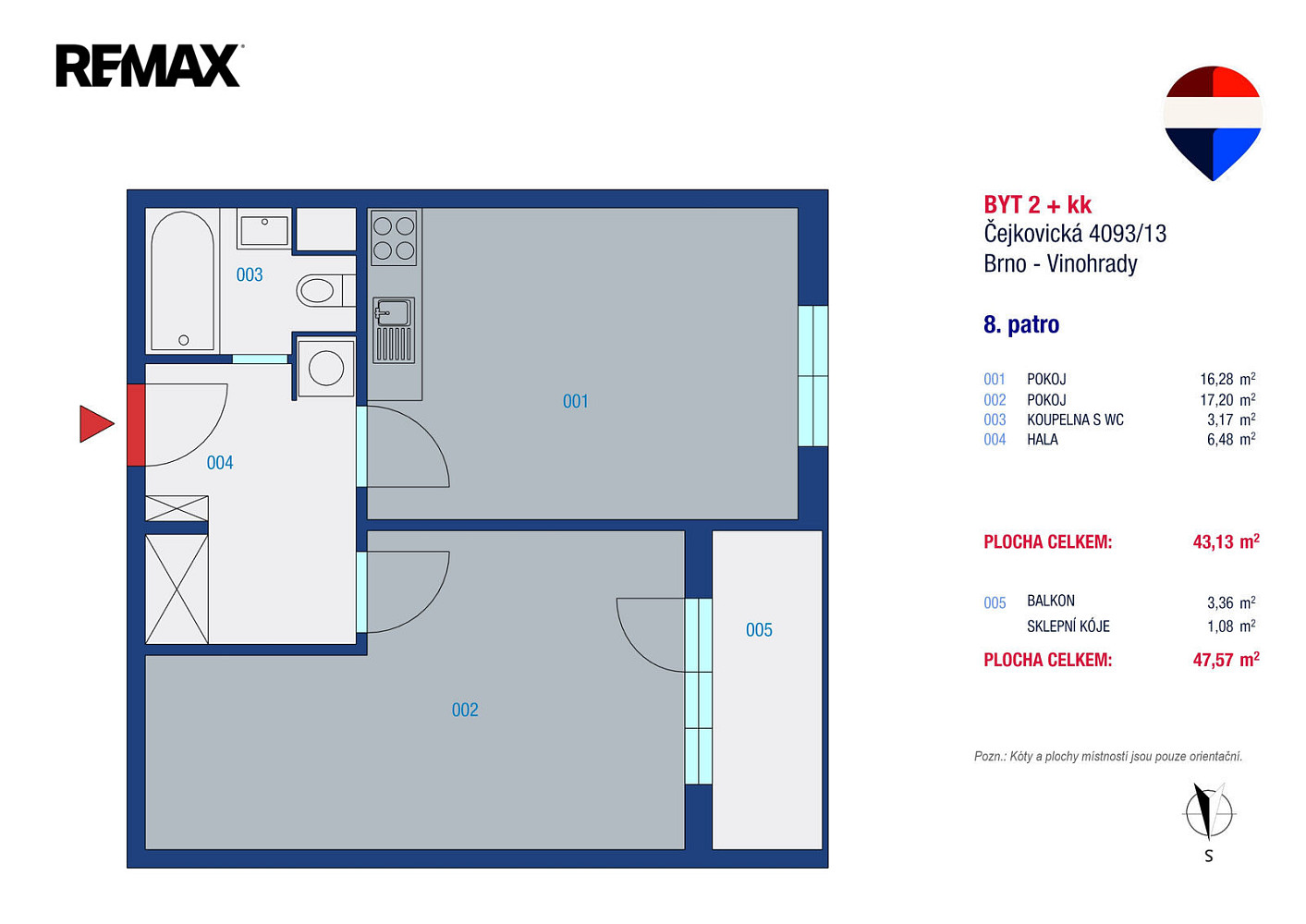 Prodej bytu 2+kk 43 m² – fotografie 5