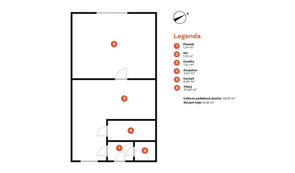Prodej bytu 1+1 42 m², Prostějov – náhled fotky 15
