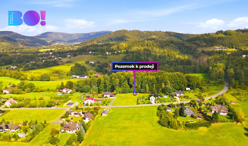 Prodej stavebního pozemku 2 425 m², Bystřice – fotka 1 z 9