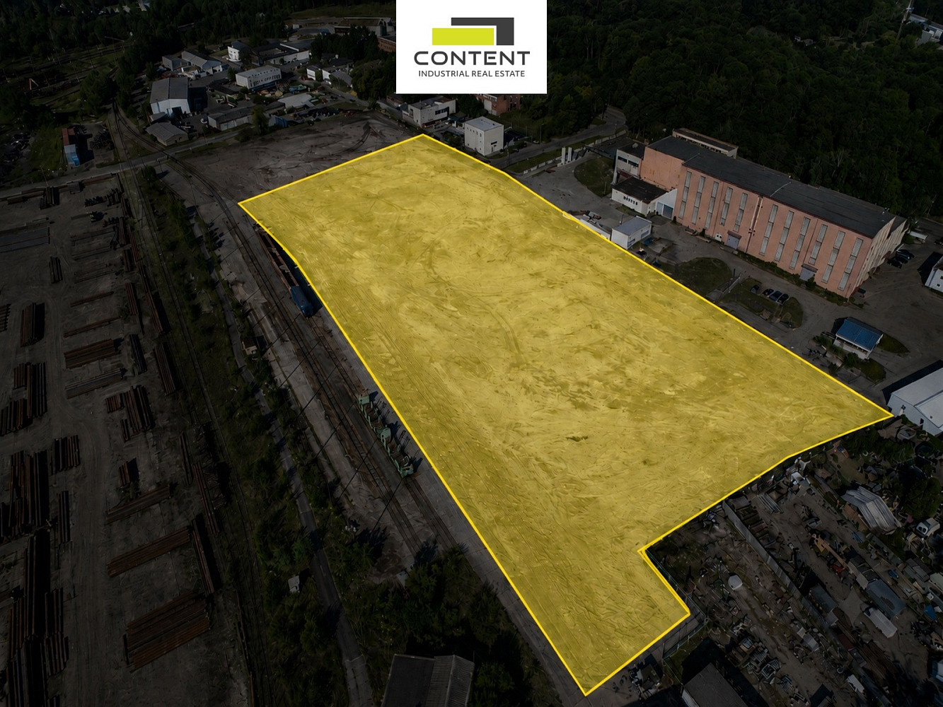 Strategický průmyslový pozemek 18 492 m² s unikátní zastavitelností 90 % Ostrava, ul. Varšavská – pohled 2