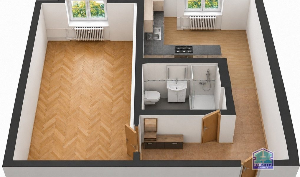 Pronájem bytu 1+1 35 m², Plzeň – náhled fotky 2