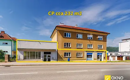 Prodej obchodních prostor 232 m², Mahenova, Blansko