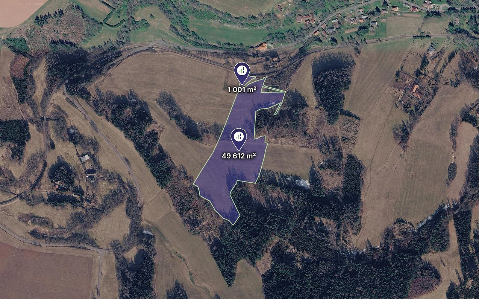 Prodej pole 2 531 m²