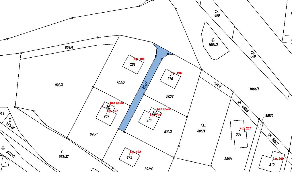 Prodej pozemku 242 m², Nová Ves – náhled fotky 3