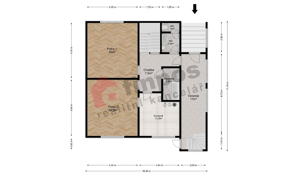 Pronájem domu 184 m² s pozemkem 674 m², Rešice – náhled fotky 8