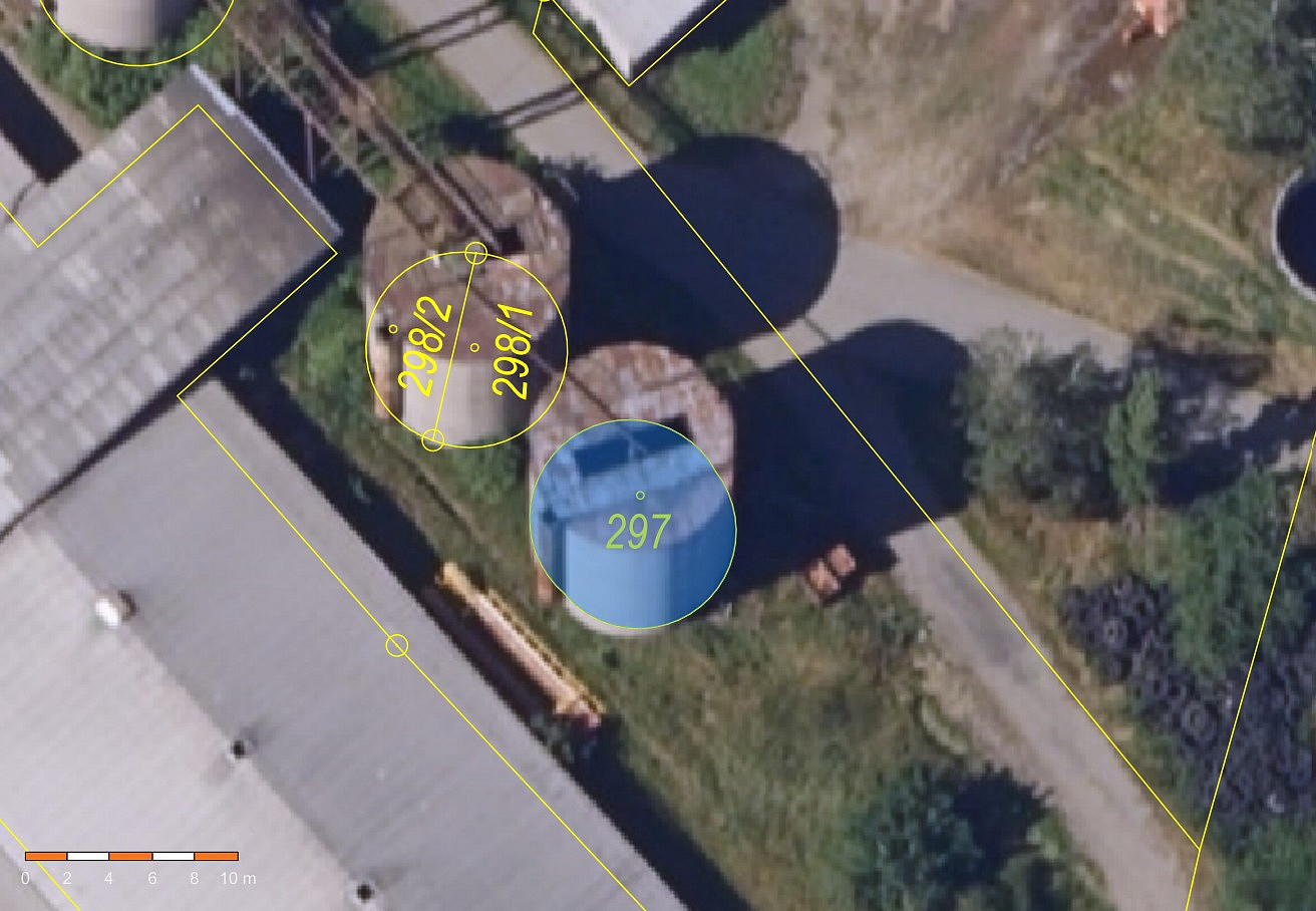 Zemědělská stavba bez čp/če - silo na parc. č. St. 297, k.ú. Česká Bělá, okres Havlíčkův Brod