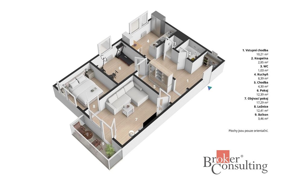 Prodej bytu 3+1 68 m², Náchod – náhled fotky 16