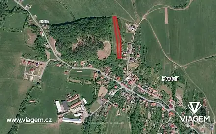 Prodej pole 671 m², Podolí, okres Vsetín