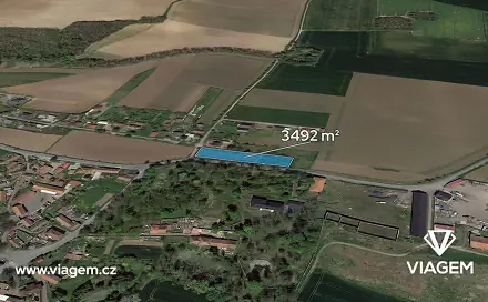 Prodej zahrady 1 018 m², Polní Voděrady, okres Kolín