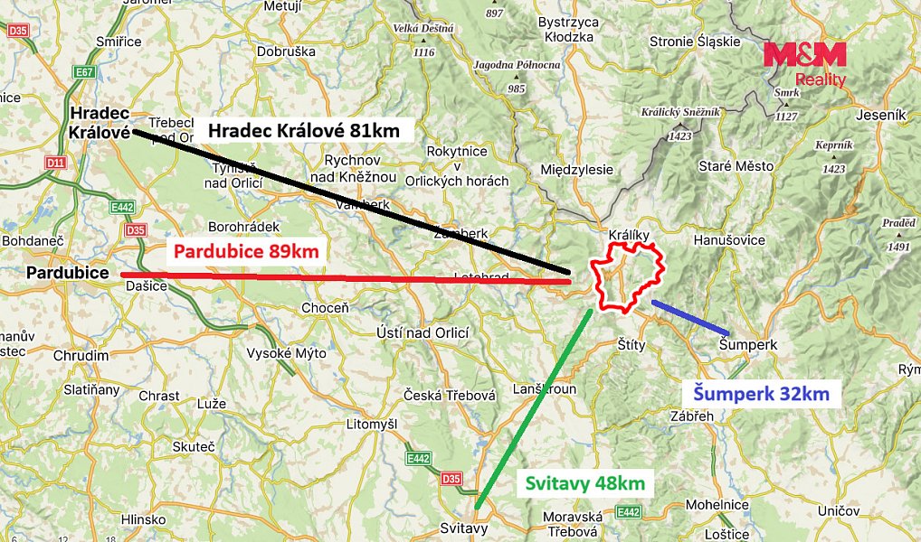 Prodej stavebního pozemku 2 103 m², Červená Voda – náhled fotky 6