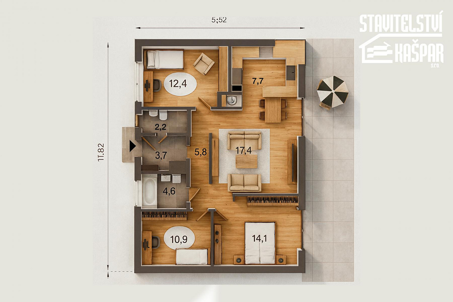 Prodej domu 79 m² s pozemkem 1 100 m² – fotografie 3