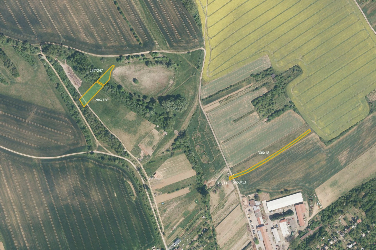 Prodej pole 15 472 m²