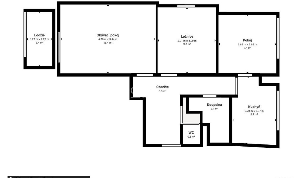 Prodej bytu 3+1 72 m², Chomutov – náhled fotky 19