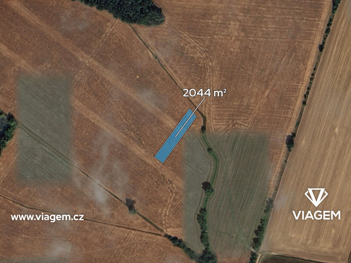 Prodej pole 2 044 m² – fotografie 2