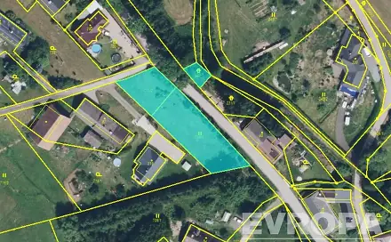 Prodej stavebního pozemku 1 234 m², Horní Kalná, okres Trutnov