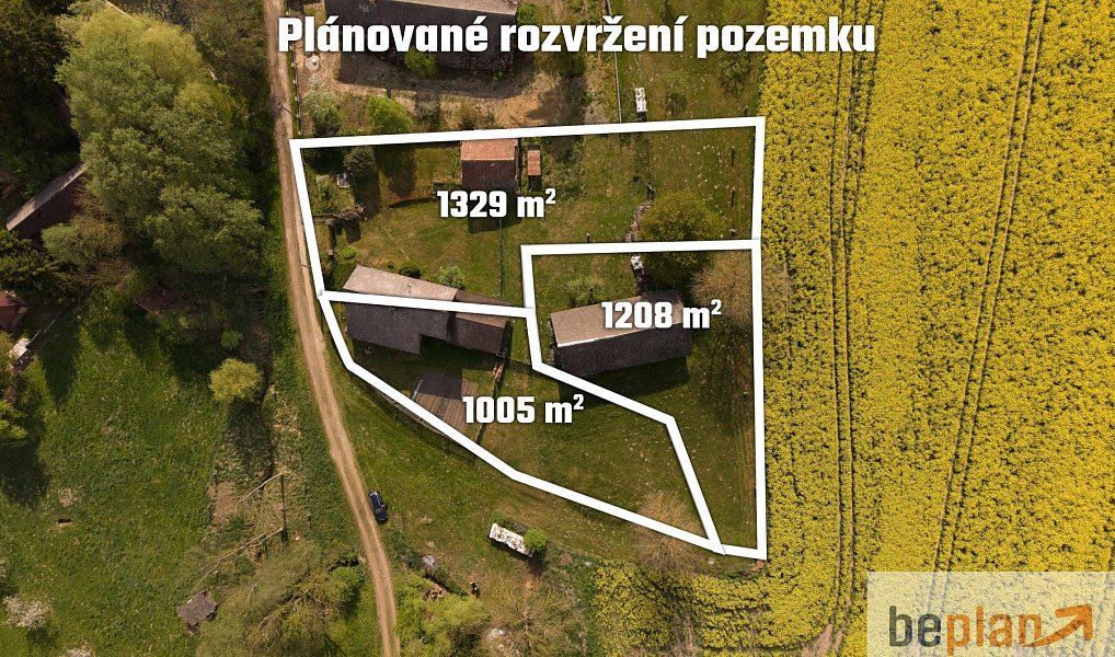 Prodej stavebního pozemku 1 200 m², Sobotka – náhled fotky 2