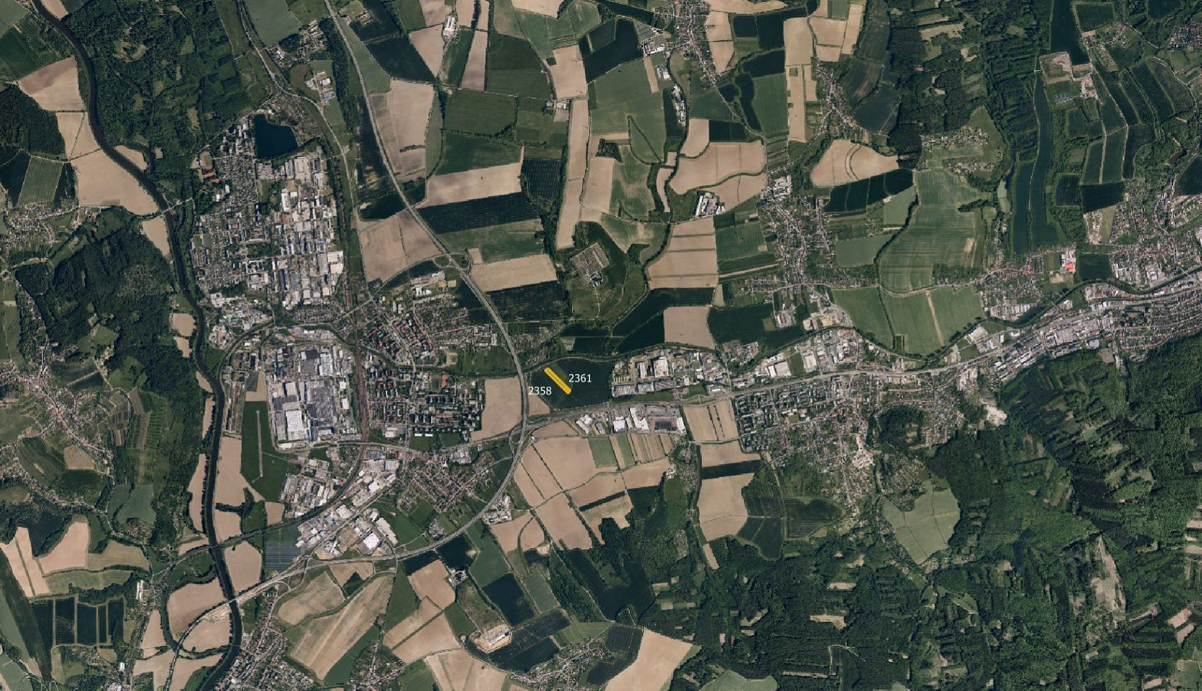 Prodej pole 9 624 m² – fotografie 2