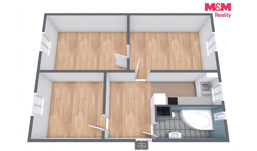 Prodej bytu 3+1 64 m², Horní Slavkov – náhled fotky 15