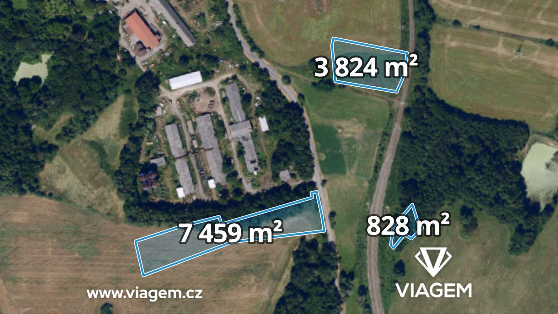 Prodej pole 807 m²