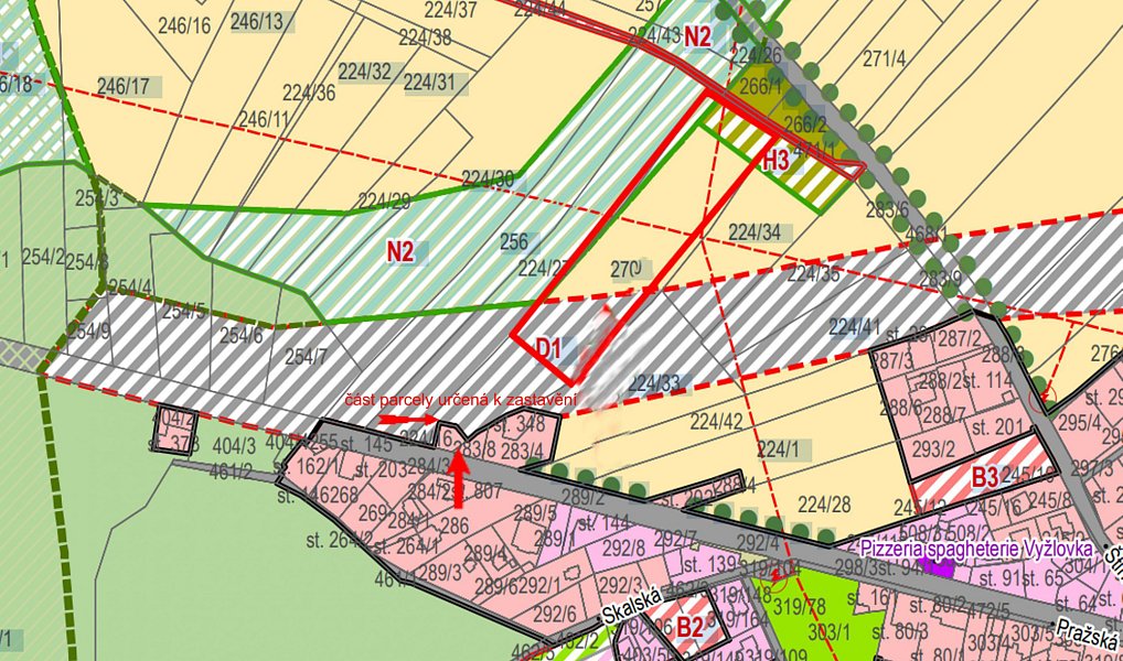 Prodej stavebního pozemku 1 706 m², Vyžlovka – náhled fotky 10