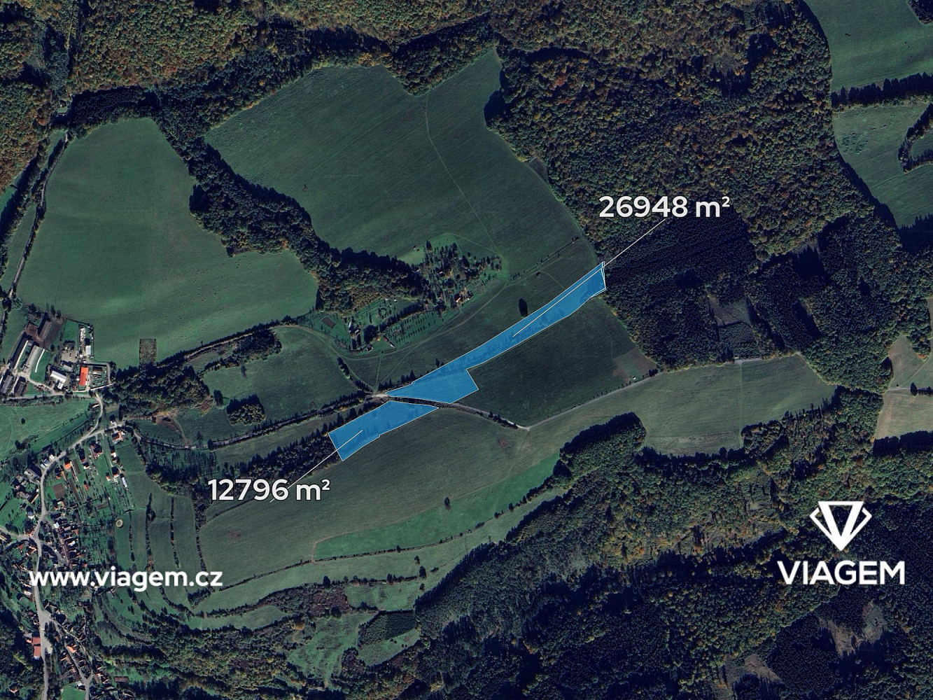 Prodej pole 4 968 m² – fotografie 2