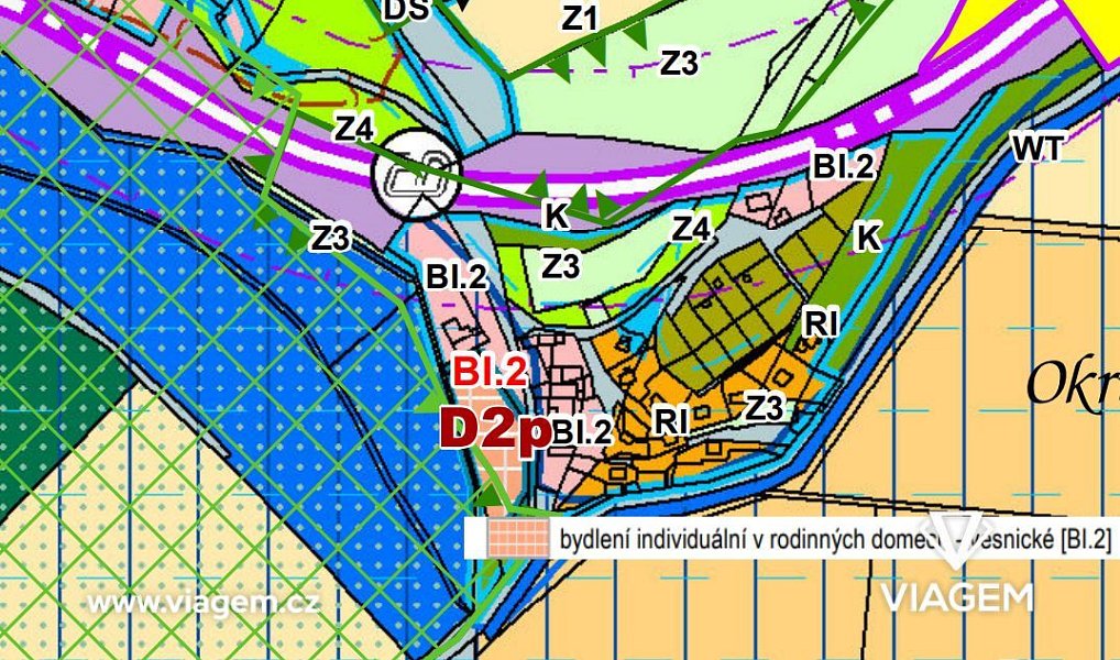 Prodej stavebního pozemku 2 401 m², Postoloprty – náhled fotky 4