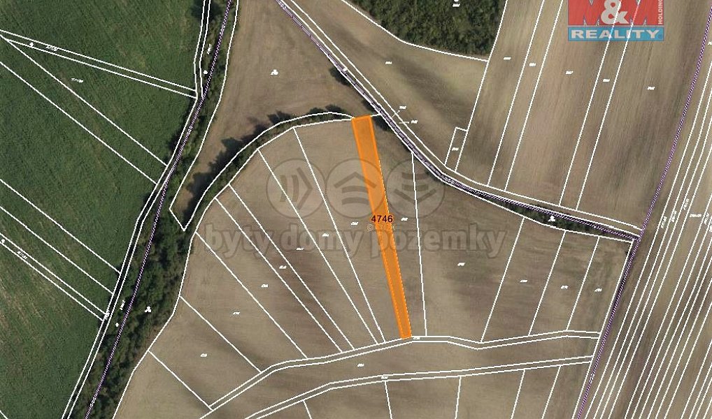 Prodej pole 1 571 m², Starovičky – náhled fotky 4