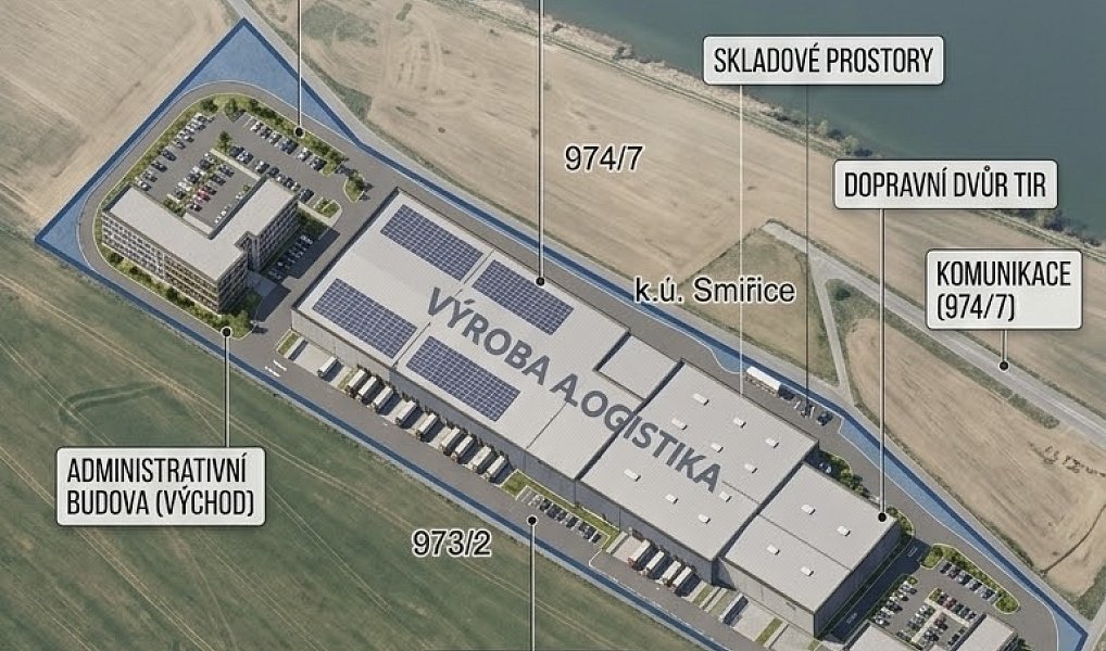 Prodej komerčního pozemku 51 412 m², Smiřice – náhled fotky 5