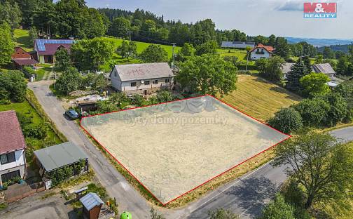 Prodej stavebního pozemku 919 m², Sušice - Vrabcov, okres Klatovy