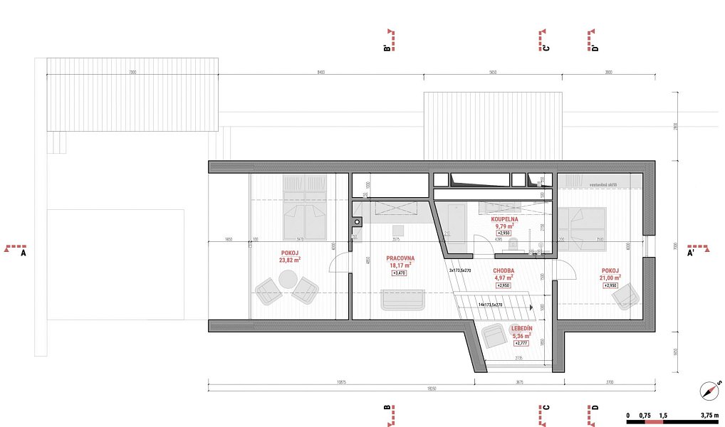 Prodej chaty/chalupy 208 m² s pozemkem 1 639 m², Borovnice – náhled fotky 19