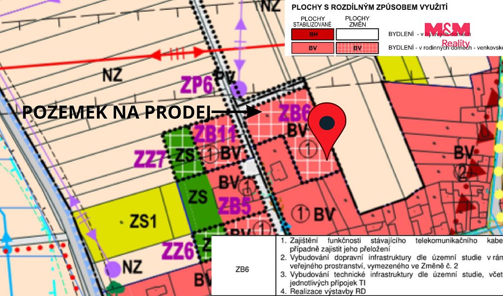 Prodej stavebního pozemku 1 279 m², Dub nad Moravou – náhled fotky 18