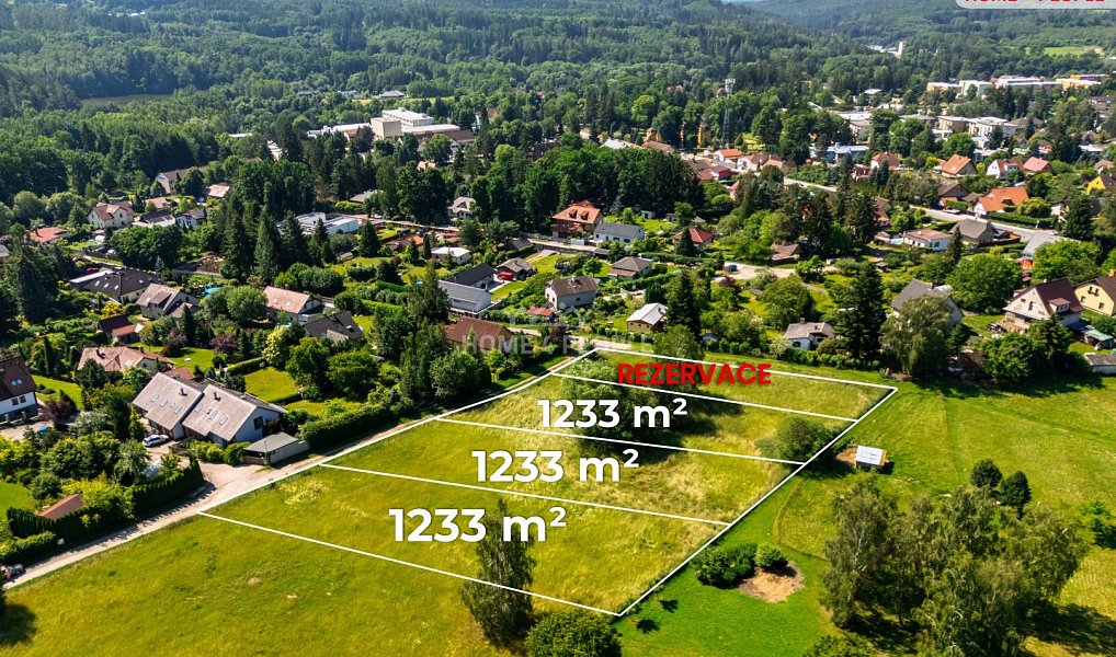 Prodej stavebního pozemku 1 233 m², Kamenice – náhled fotky 8