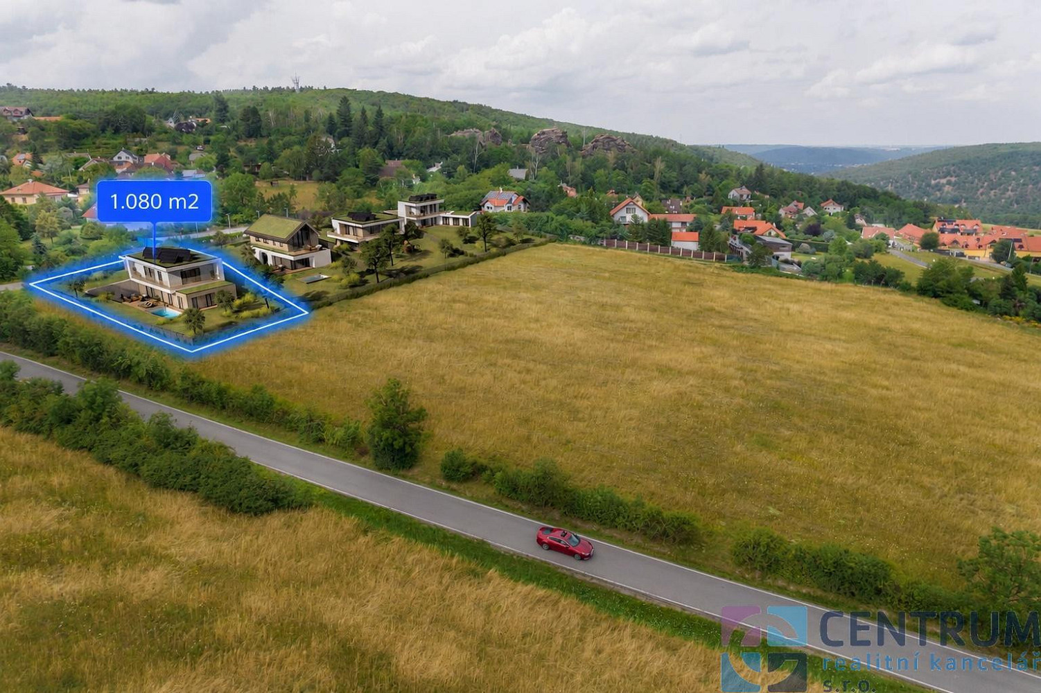 Prodej stavebního pozemku 1 080 m²
