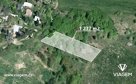 Prodej zahrady 358 m², Prostějovičky, okres Prostějov