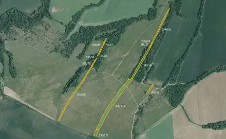 Prodej louky 12 517 m², Ivančice - Hrubšice, okres Brno-venkov