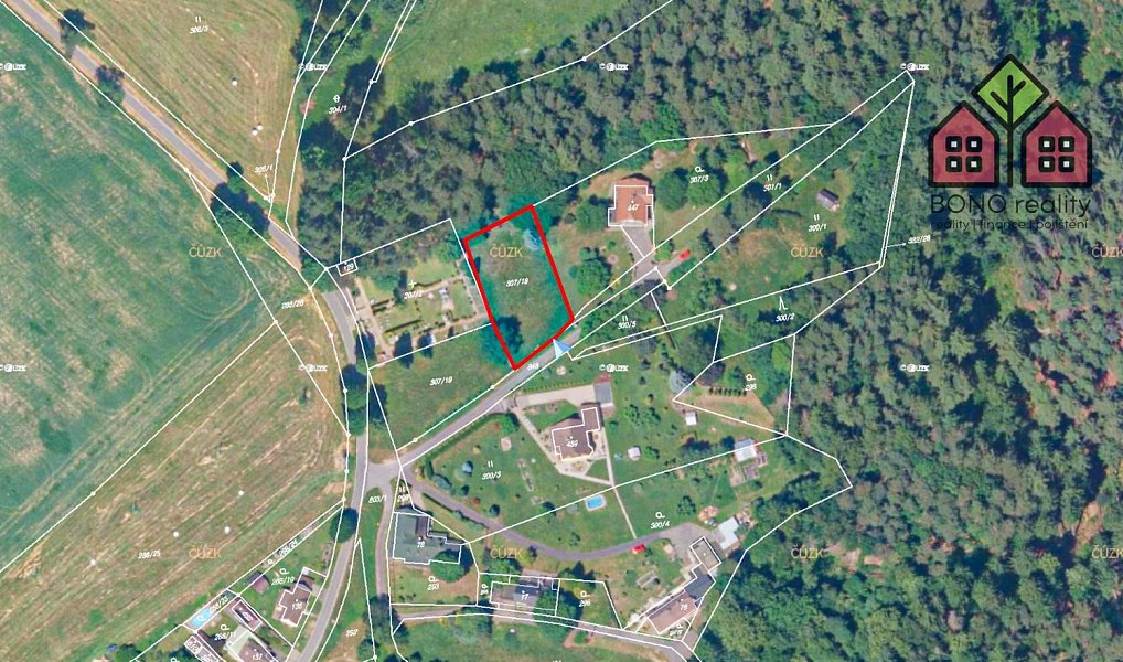 Prodej zahrady 1 020 m², Huntířov – náhled fotky 3