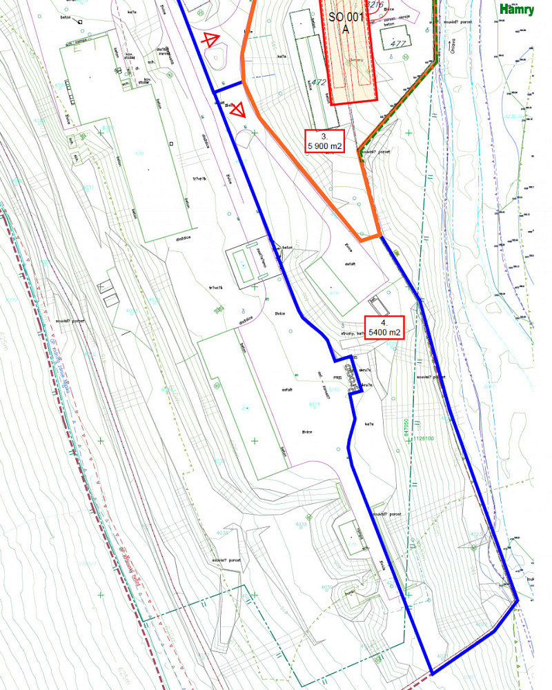 Prodej stavebního pozemku 5 400 m² – fotografie 3