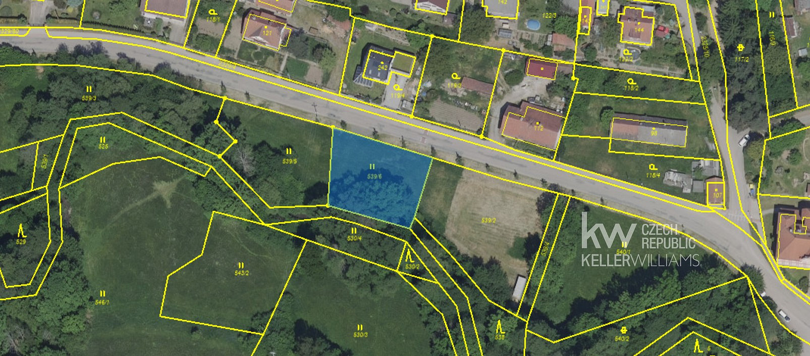 Prodej stavebního pozemku 781 m²