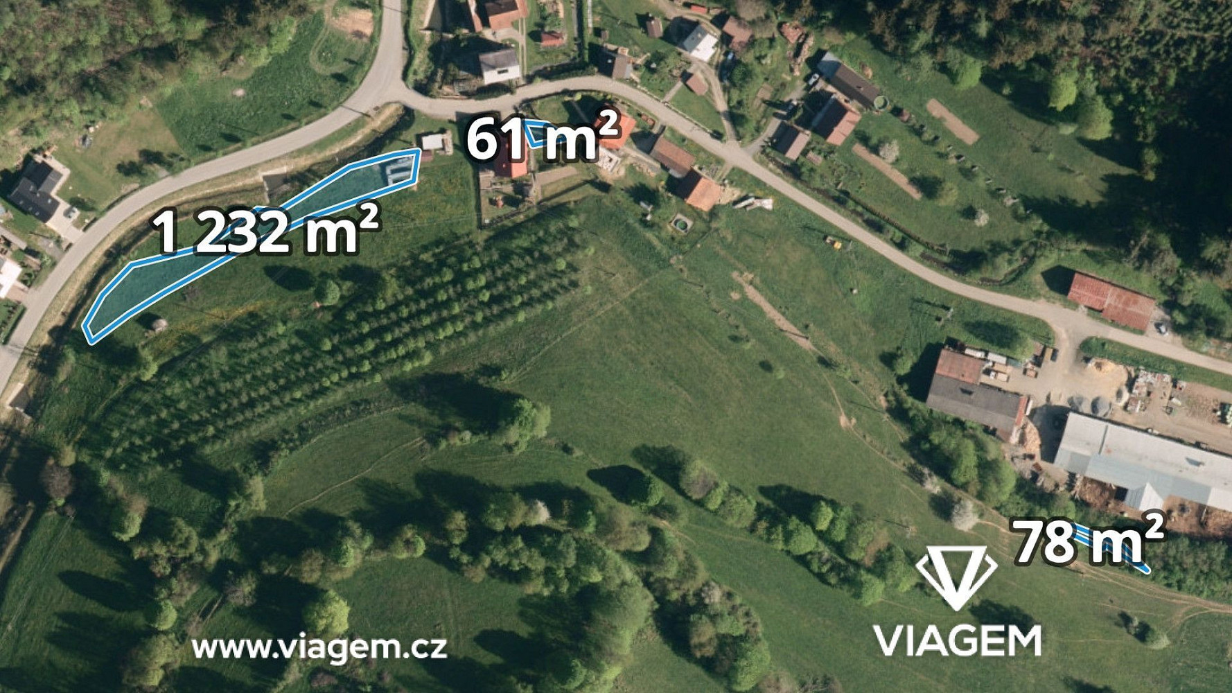 Prodej zahrady 274 m²