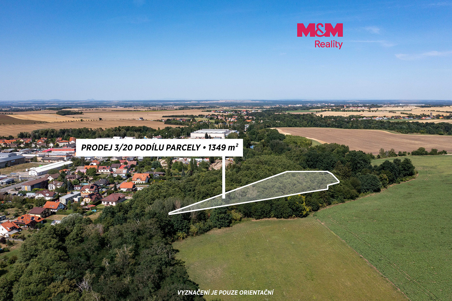 Prodej komerčního pozemku 1 349 m²