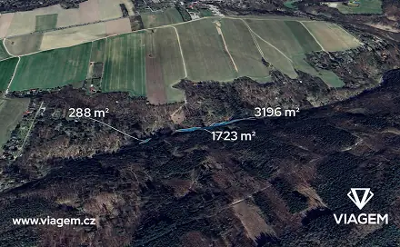Prodej lesa 2 603 m², Chyňava, okres Beroun