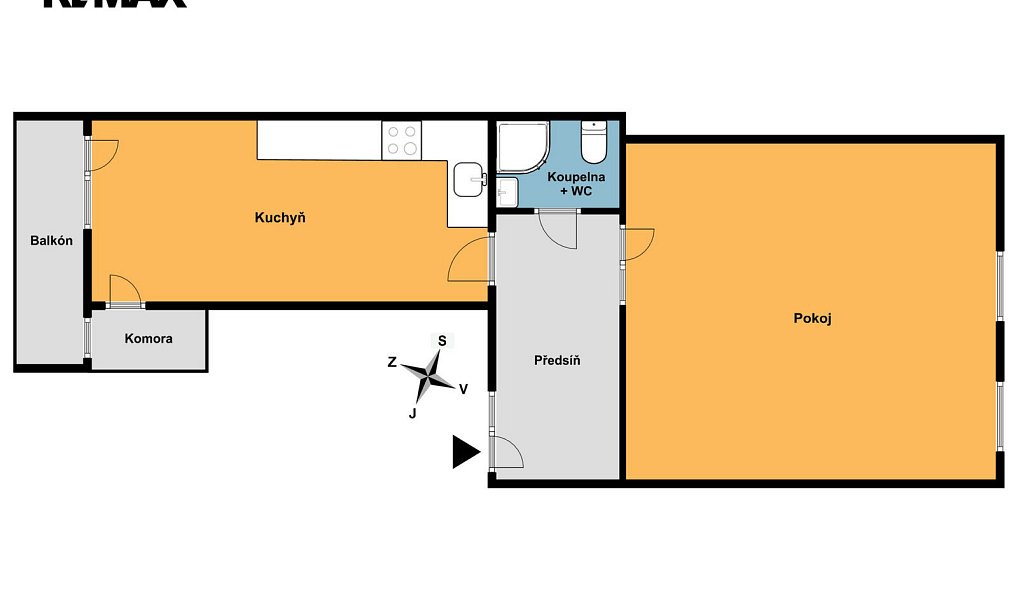 Pronájem bytu 1+1 62 m², Praha – náhled fotky 2