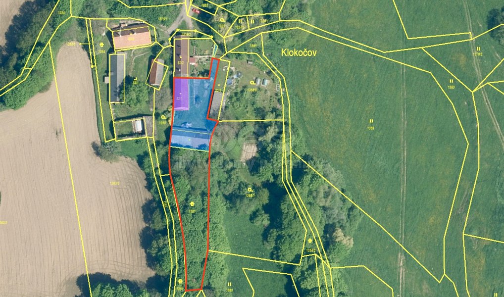 Prodej stavebního pozemku 5 600 m², Vlksice – náhled fotky 2