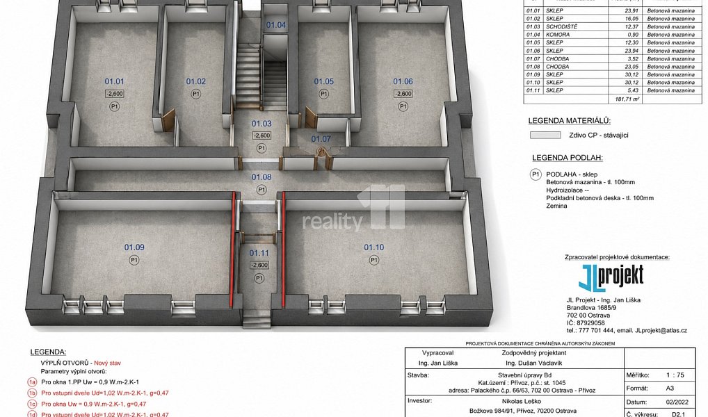 Prodej nájemního domu, činžáku 1 192 m², Ostrava – náhled fotky 11